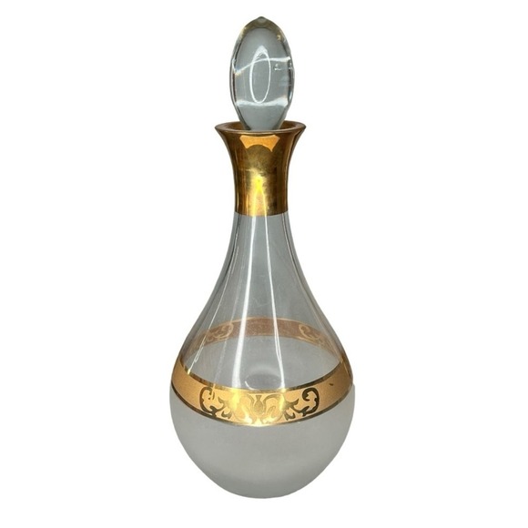 Vintage Italian Gold Trim‎ Decanter (Real Gold) - Picture 4 of 4